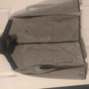 Nautica light jacket, Gray with blue accent, Boys 10/12
